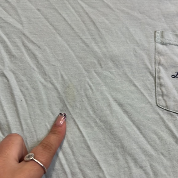 Just a little love to that light stain ( ironing lol) and it will be good as new - Picture 5 of 5